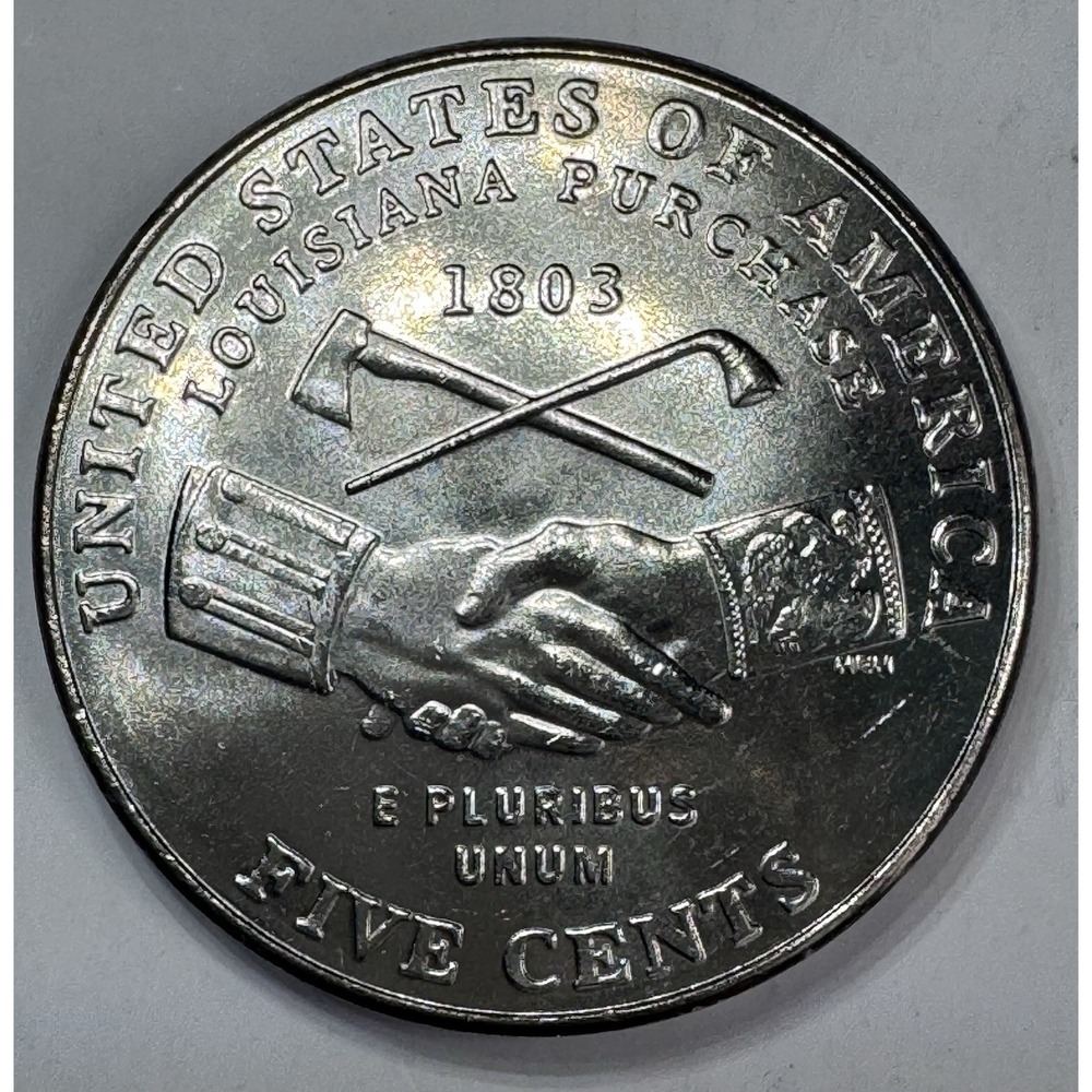 2004‎ D Peace Nickel BU Louisiana Purchase Westward Journey UNC